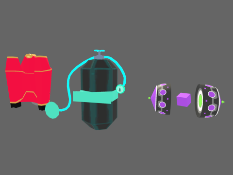 Low Poly 7 Sci-Fi Heros - Fantasy Characters Pack 3D मॉडल