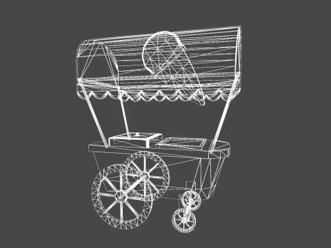 Low Poly Casual Ice Creams 3D Model