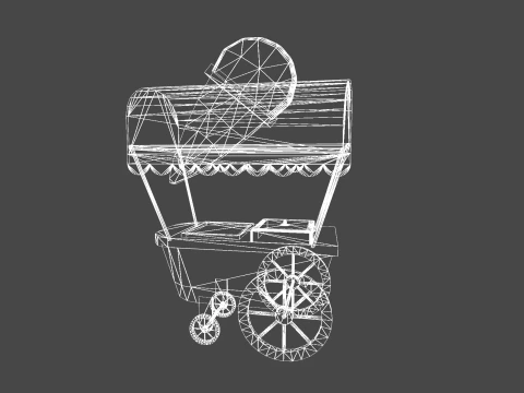 Low Poly Casual Ice Creams 3D Model