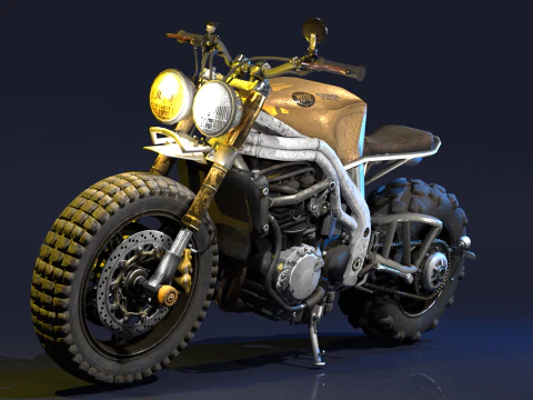 Moto Modello 3D