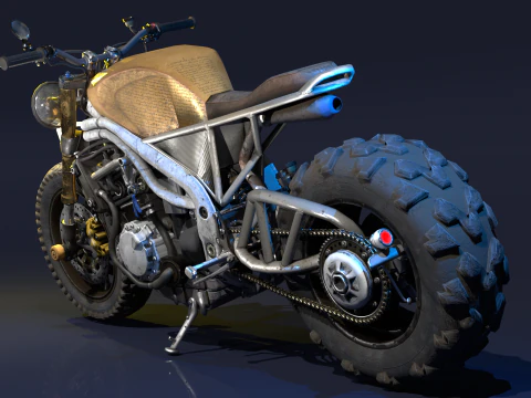 Moto Modello 3D