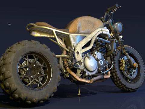 Moto 3D-Modell
