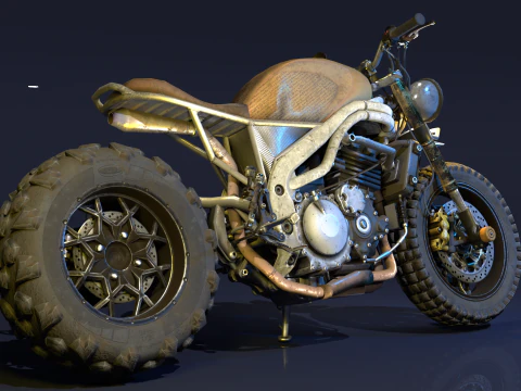 Moto Modello 3D