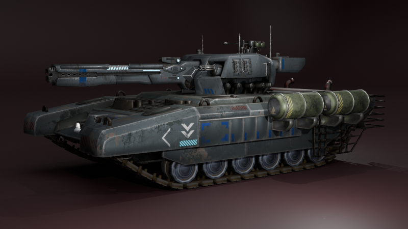Tank 3D-Modell .c4d .max .obj .3ds .fbx .stl .blend 