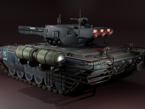 Tank 3D-Modell