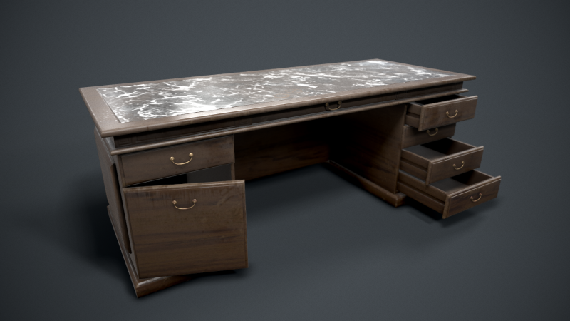 Table 3D 모델 .c4d .max .obj .3ds .fbx .stl .blend 