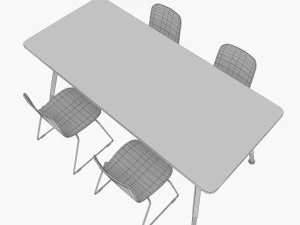 CONFERENCE TABLE PP 01 3D Model