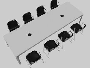 CONFERENCE TABLE PP 02 3D Model