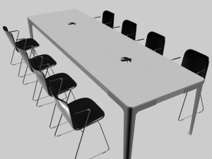 CONFERENCE TABLE PP 02 3D Model