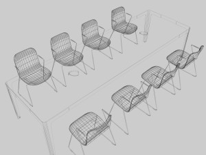 CONFERENCE TABLE PP 02 3D Model