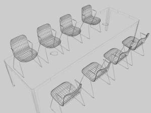 CONFERENCE TABLE PP 02 3D Model
