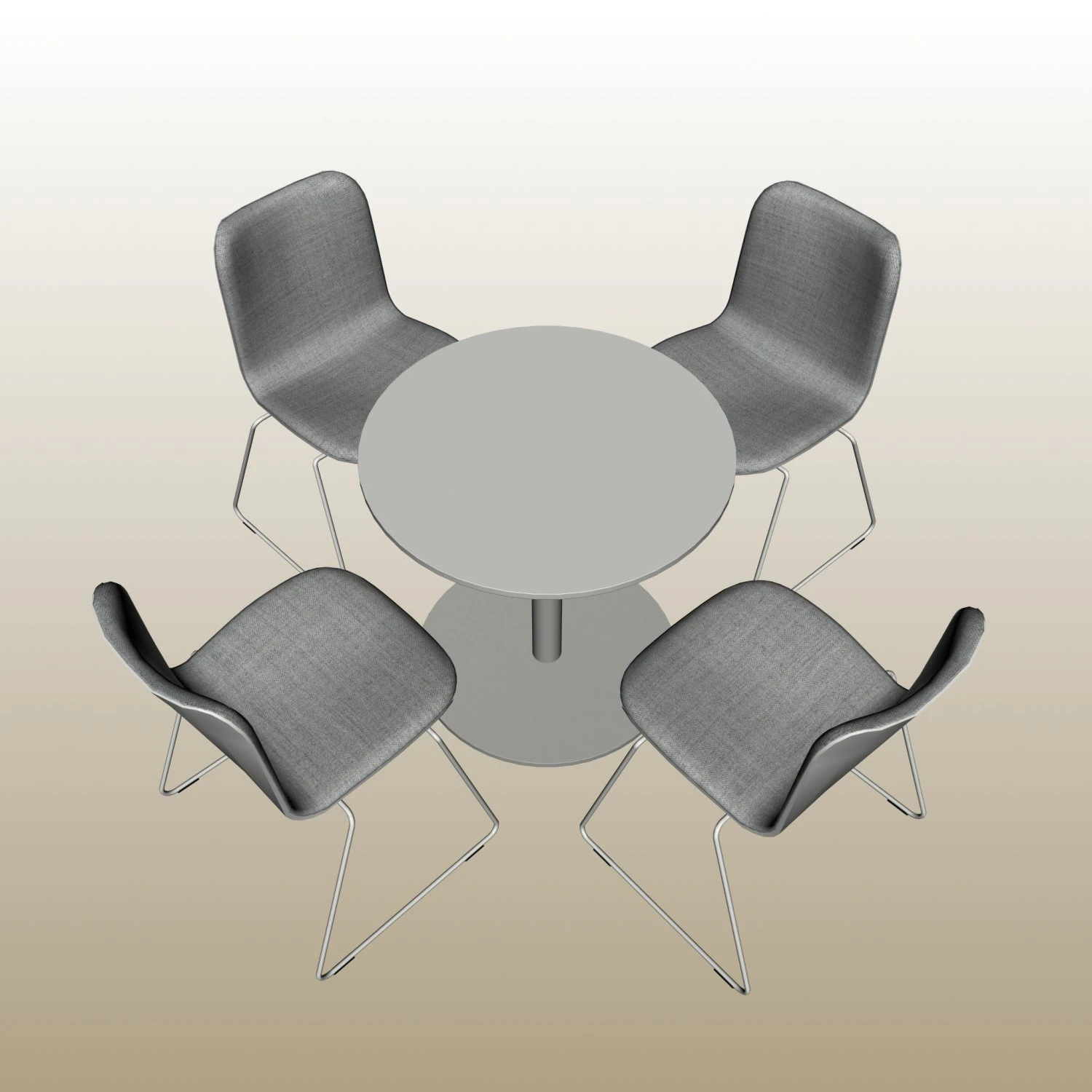 ROUND TABLE COMBO PP 01 3D Model .c4d .max .obj .3ds .fbx .stl .blend