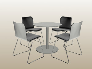 ROUND TABLE COMBO PP 01 Model 3D