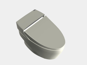 INTEGRATED TOILET PP 01 3D 모델