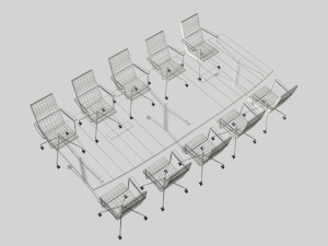 CONFERENCE TABLE PP 03 3D 模型