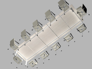 CONFERENCE TABLE PP 04 3D 모델