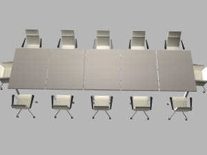 CONFERENCE TABLE PP 04 3D 모델