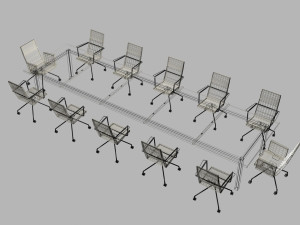 CONFERENCE TABLE PP 04 3D 모델