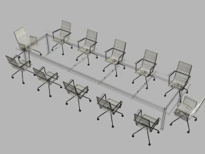 CONFERENCE TABLE PP 04 3D Model