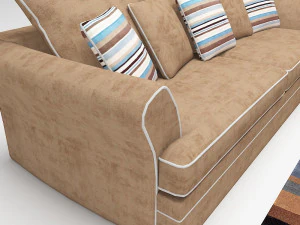 SOFA SET WITH CARPET PP 02 3D Model