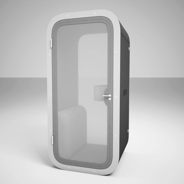 TELEPHONE BOOTH 3D 模型 .c4d .max .obj .3ds .fbx .stl .blend 
