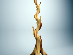 COAT RACK TREE SHAPE PP 01 Modello 3D