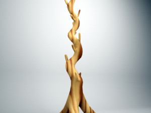 COAT RACK TREE SHAPE PP 01 3D Model