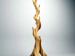 COAT RACK TREE SHAPE PP 01 3D Model