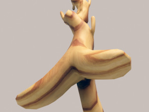 COAT RACK TREE SHAPE PP 01 3D Model