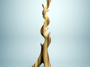 COAT RACK TREE SHAPE PP 01 3D Model