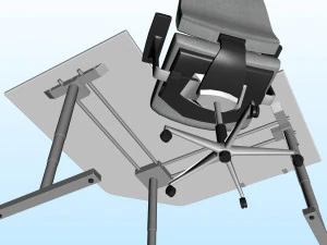 OFFICE WORK STATION PP 03 3D Model