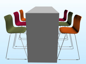 OFFICE CHAT TABLE PP 01 Modelo 3D