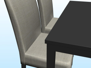 DINING TABLE PP 02 3D Model