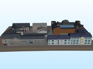 CITY BUILDING LOW POLY PP 01 Model 3D