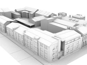 CITY BUILDING LOW POLY PP 01 3D Model