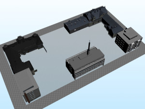 CITY BUILDING LOW POLY PP 02 Modèle 3D