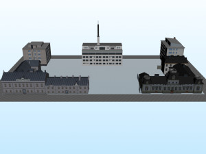 CITY BUILDING LOW POLY PP 02 3D Модель