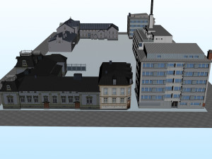 CITY BUILDING LOW POLY PP 02 3D Модель