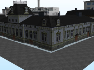 CITY BUILDING LOW POLY PP 02 3D Модель