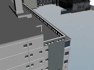 CITY BUILDING LOW POLY PP 02 3D Модель