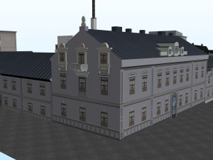 CITY BUILDING LOW POLY PP 02 3D Модель
