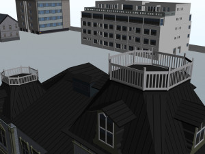 CITY BUILDING LOW POLY PP 02 3D Модель