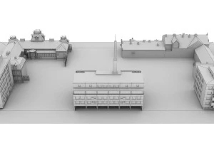 CITY BUILDING LOW POLY PP 02 3D Model