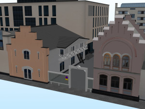 CITY BUILDING LOW POLY PP 03 3D Модель