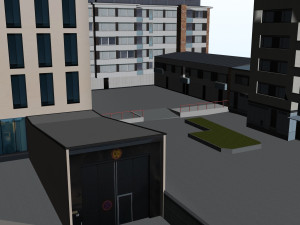 CITY BUILDING LOW POLY PP 03 3D Модель