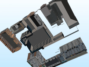 CITY BUILDING LOW POLY PP 03 3D Модель