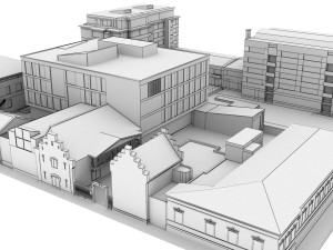 CITY BUILDING LOW POLY PP 03 3D Модель