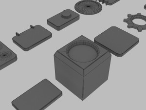 Apps 3d icon low poly Modelo 3D