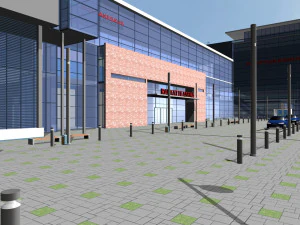 Railway Station PP 3D Model