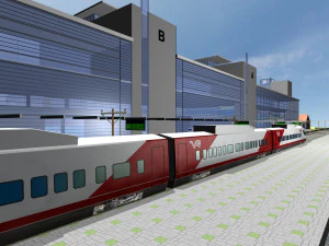 Railway Station PP 3D Model